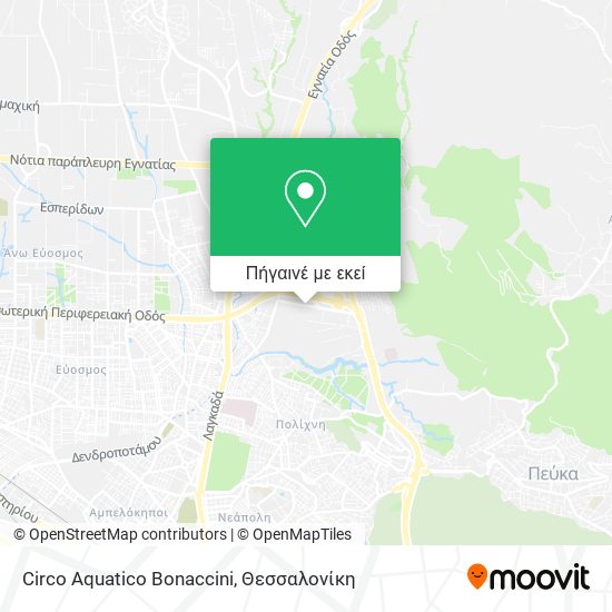 Circo Aquatico Bonaccini χάρτης