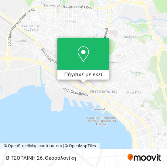 Β ΤΣΟΡΛΙΝΗ 26 χάρτης