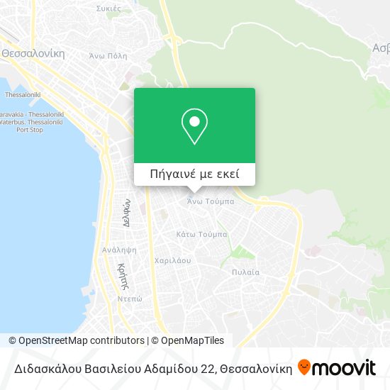 Διδασκάλου Βασιλείου Αδαμίδου 22 χάρτης