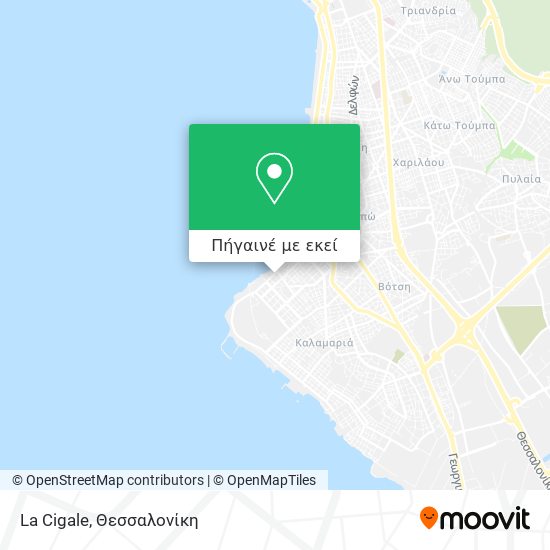 La Cigale χάρτης