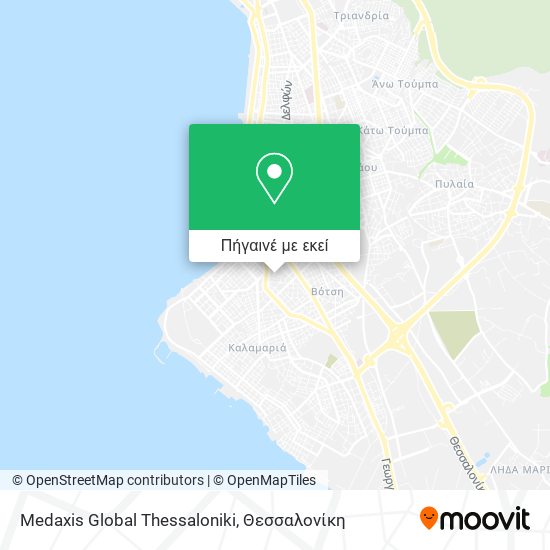 Medaxis Global Thessaloniki χάρτης