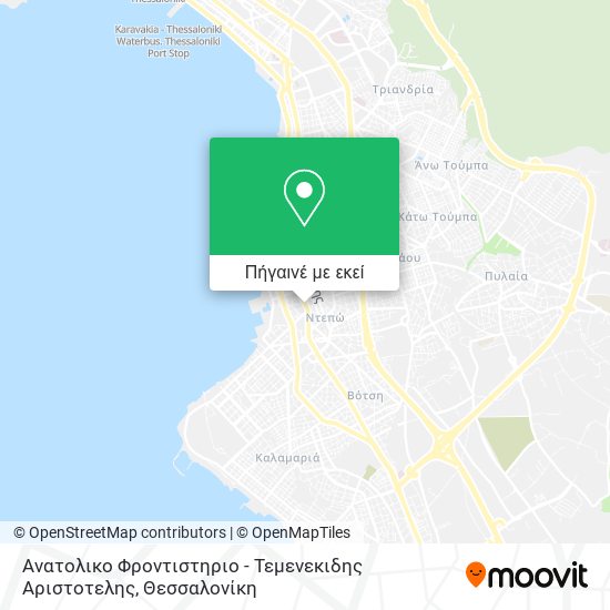 Ανατολικο Φροντιστηριο - Τεμενεκιδης Αριστοτελης χάρτης
