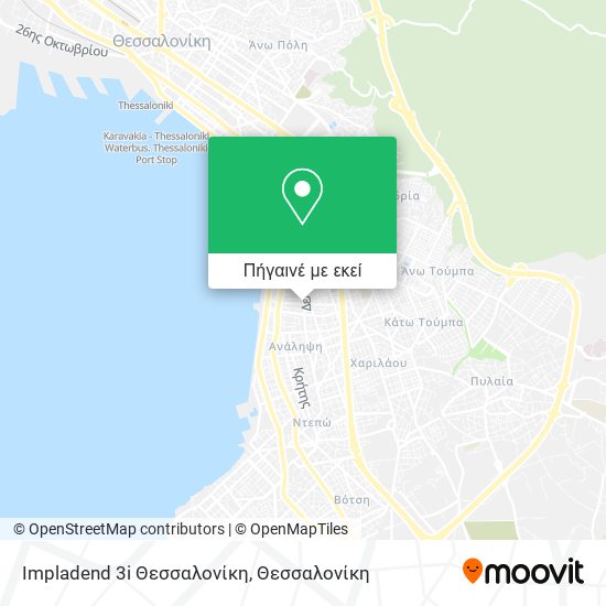 Impladend 3i Θεσσαλονίκη χάρτης
