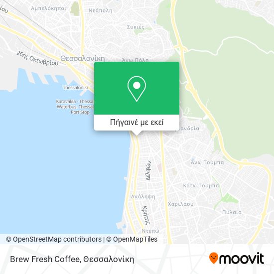 Brew Fresh Coffee χάρτης