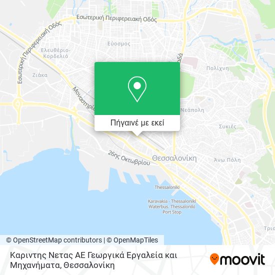 Καριντης Νετας ΑΕ Γεωργικά Εργαλεία και Μηχανήματα χάρτης