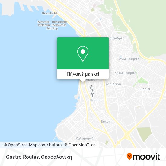 Gastro Routes χάρτης