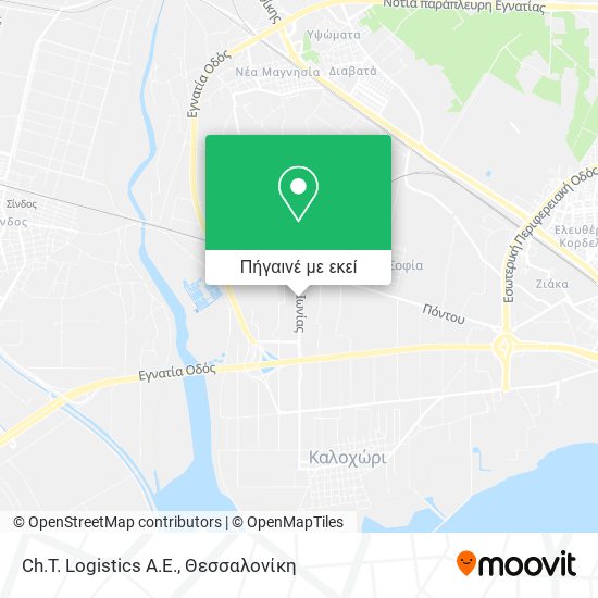 Ch.T. Logistics A.E. χάρτης
