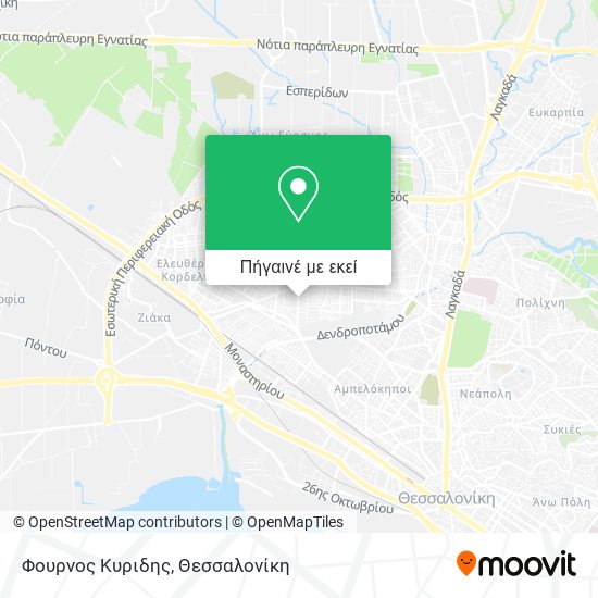 Φουρνος Κυριδης χάρτης
