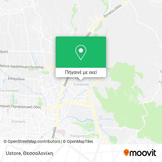 Ustore χάρτης