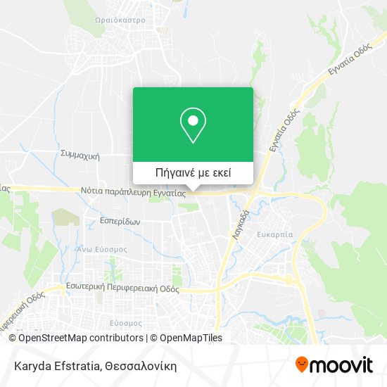 Karyda Efstratia χάρτης