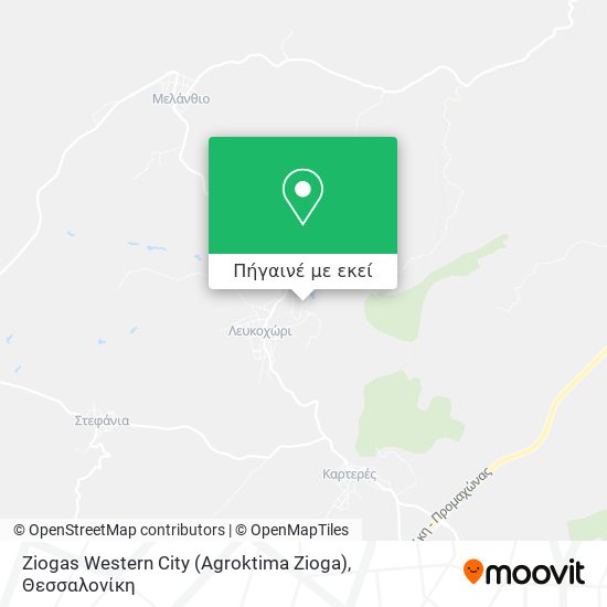 Ziogas Western City (Agroktima Zioga) χάρτης