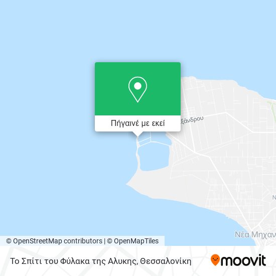 Το Σπίτι του Φύλακα της Αλυκης χάρτης