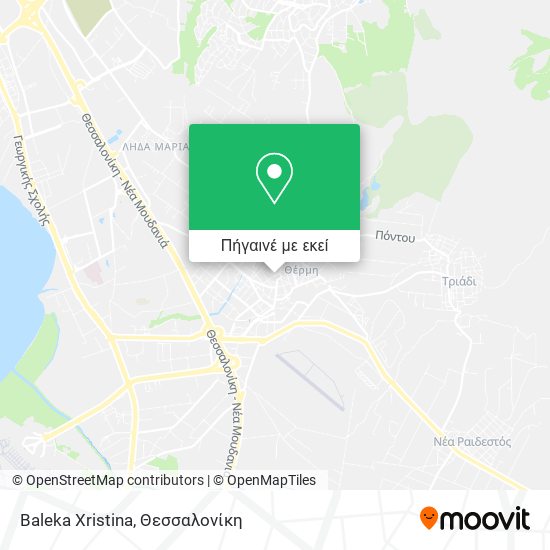 Baleka Xristina χάρτης