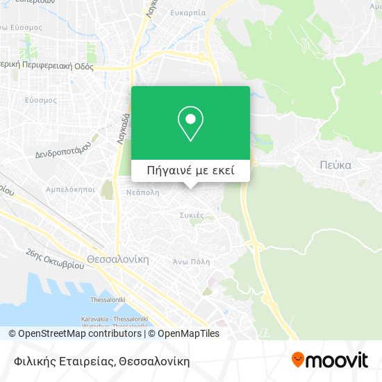 Φιλικής Εταιρείας χάρτης