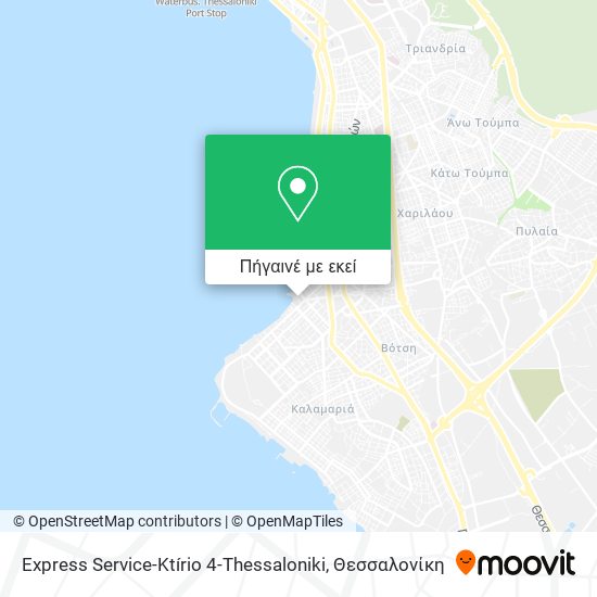 Express Service-Ktírio 4-Thessaloniki χάρτης