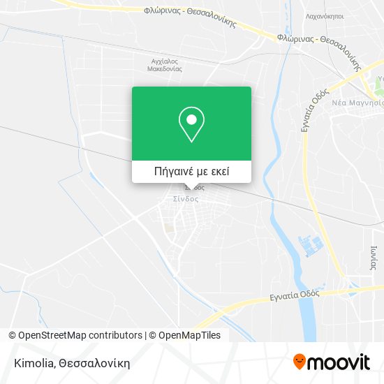 Kimolia χάρτης