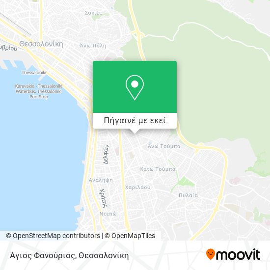 Άγιος Φανούριος χάρτης