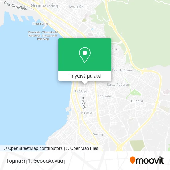 Τομπάζη 1 χάρτης