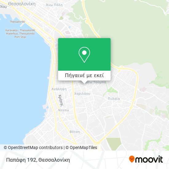 Παπάφη 192 χάρτης