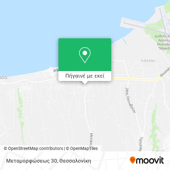 Μεταμορφώσεως 30 χάρτης