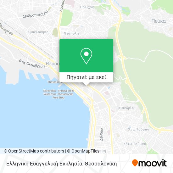 Ελληνική Ευαγγελική Εκκλησία χάρτης