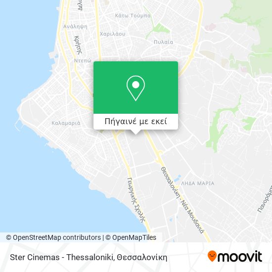 Ster Cinemas - Thessaloniki χάρτης