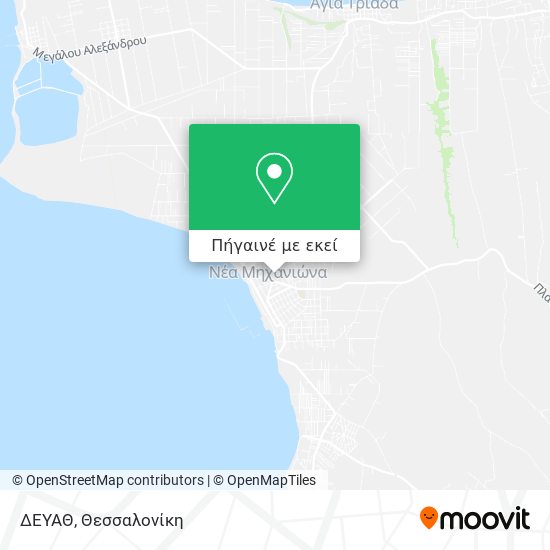 ΔΕΥΑΘ χάρτης