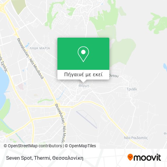 Seven Spot, Thermi χάρτης
