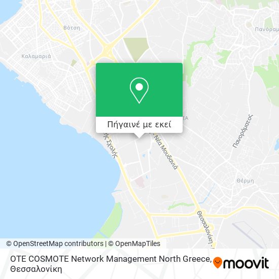 OTE COSMOTE Network Management North Greece χάρτης