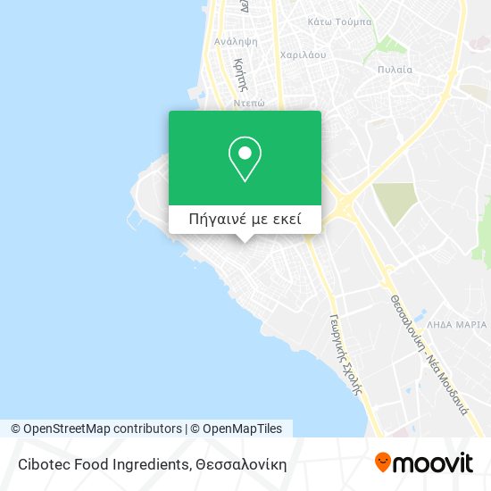 Cibotec Food Ingredients χάρτης