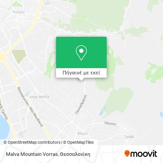 Malva Mountain Vorras χάρτης