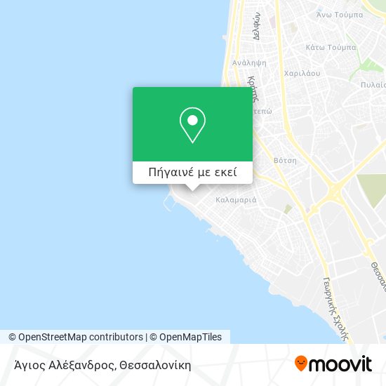 Άγιος Αλέξανδρος χάρτης