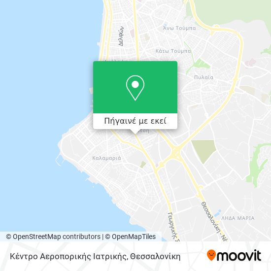 Κέντρο Αεροπορικής Ιατρικής χάρτης