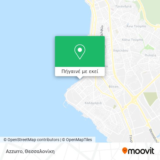 Azzurro χάρτης