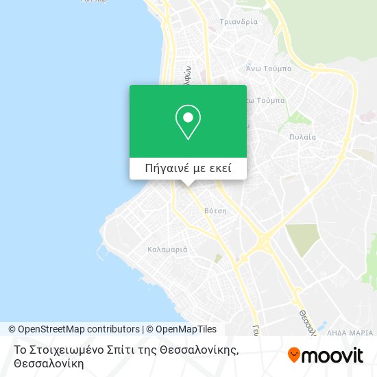 Το Στοιχειωμένο Σπίτι της Θεσσαλονίκης χάρτης