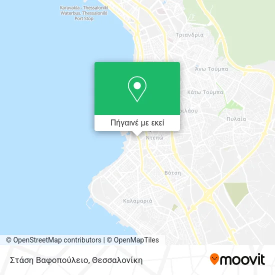 Στάση Βαφοπούλειο χάρτης
