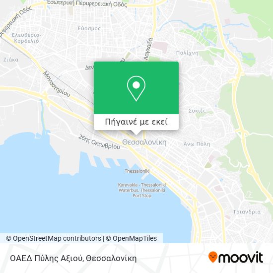 ΟΑΕΔ Πύλης Αξιού χάρτης