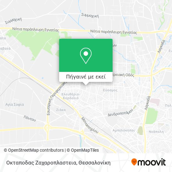Οκταποδας Ζαχαροπλαστεια χάρτης