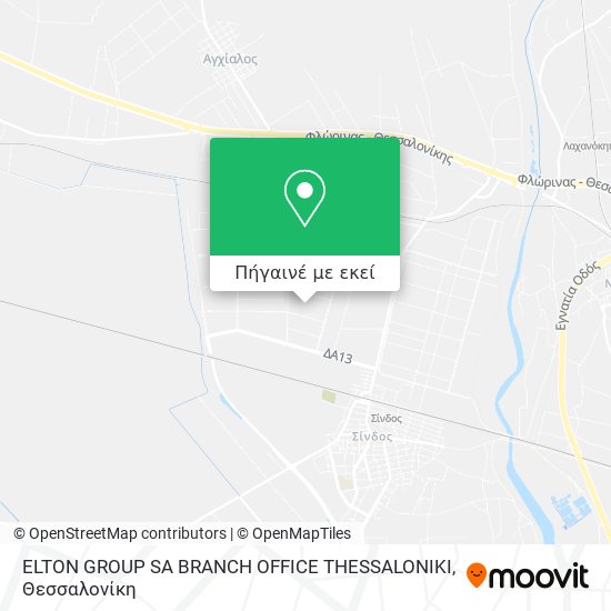 ELTON GROUP SA BRANCH OFFICE THESSALONIKI χάρτης