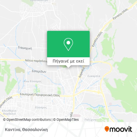 Καντίνα χάρτης
