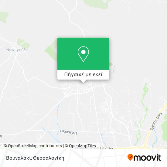 Βουναλάκι χάρτης