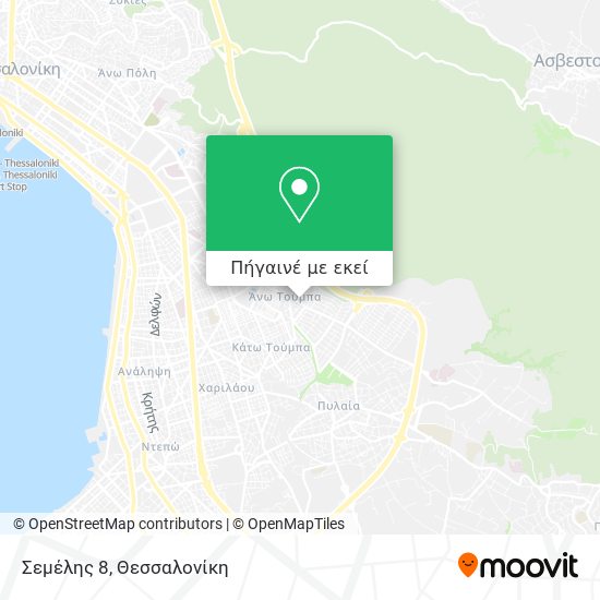 Σεμέλης 8 χάρτης