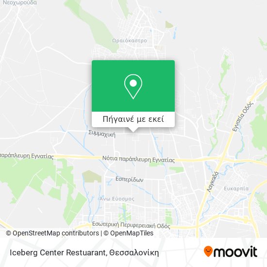 Iceberg Center Restuarant χάρτης