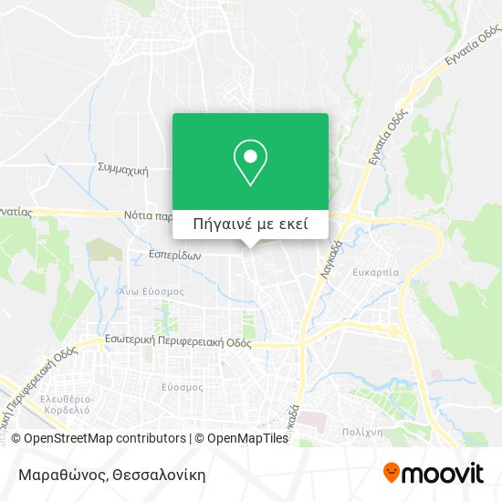 Μαραθώνος χάρτης