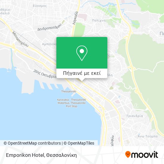 Emporikon Hotel χάρτης