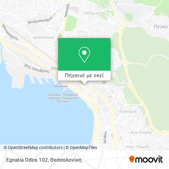 Egnatia Odos 102 χάρτης