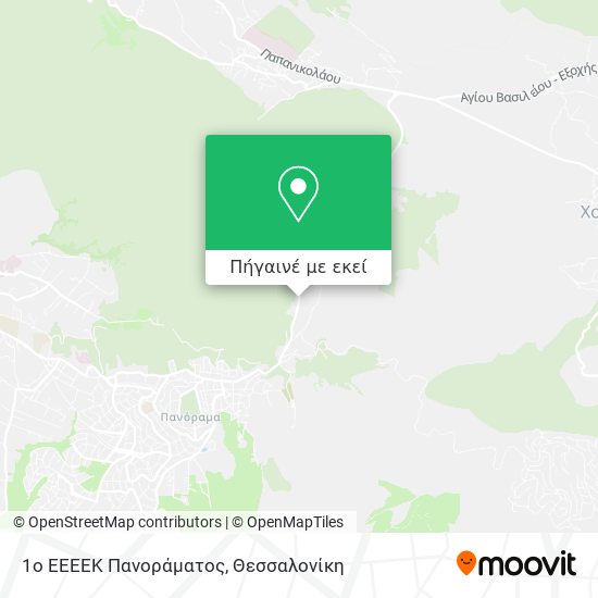 1ο ΕΕΕΕΚ Πανοράματος χάρτης
