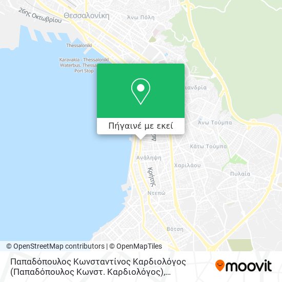 Παπαδόπουλος Κωνσταντίνος Καρδιολόγος (Παπαδόπουλος Κωνστ. Καρδιολόγος) χάρτης