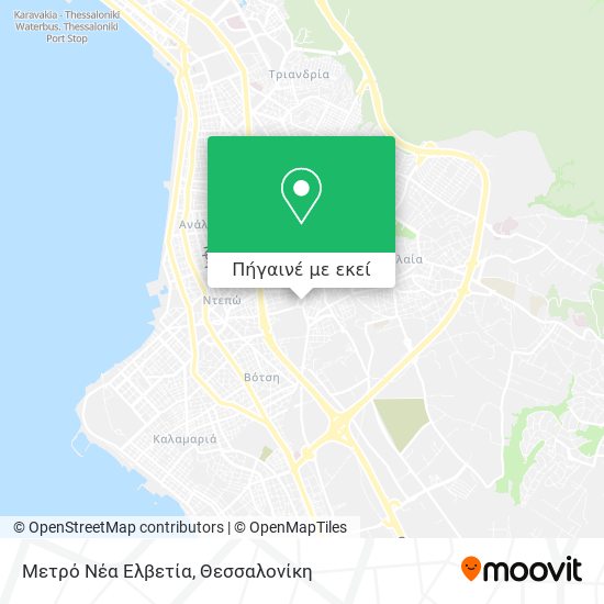 Μετρό Νέα Ελβετία χάρτης