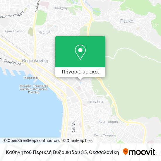 Καθηγητού Περικλή Βυζουκιδου 35 χάρτης